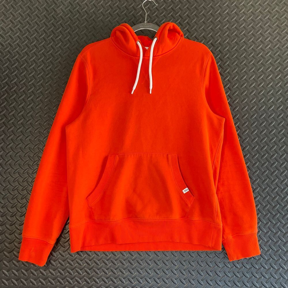 DSG Orange Casual Comfort Drawstring Pullover Hoodie Sweater Men's Size Large